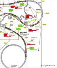 Ursprünglicher Streckenplan