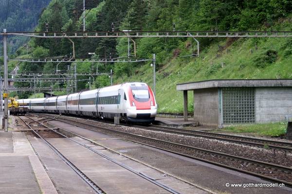 Das Trasse im hinteren Bereich wurde entfernt