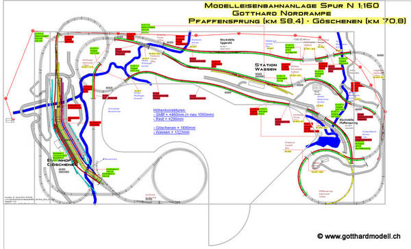 Streckenplan Stand 10.01.2010